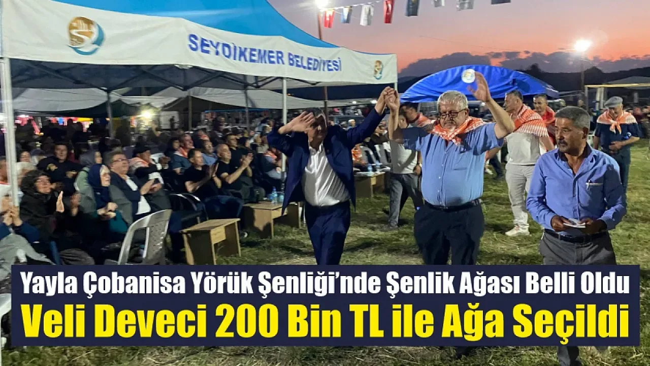 Yayla Çobanisa Yörük Şenliği'nde Geleneksel Ağa Seçimi Heyecanı