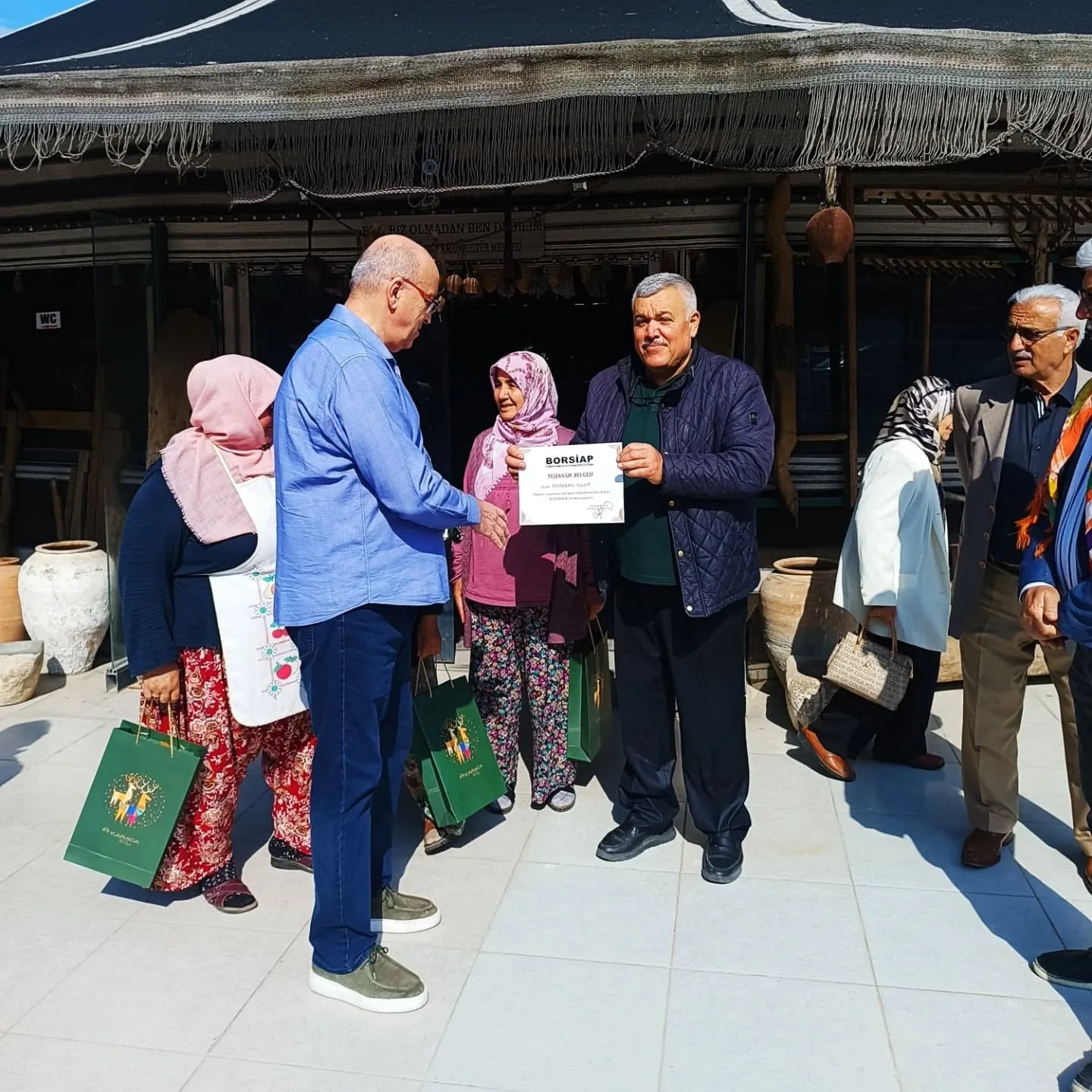 Borsiap üyelerine OBA müzemizi tanıttık. Sıcak bir ortamda dostlarımızla muhabbetten keyif…