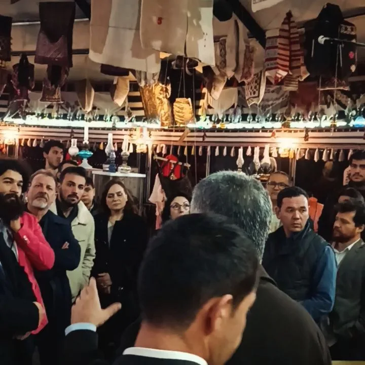 Bu akşam OBA müzemizin ziyaretçileri. Ege üniversitesi fen bilimleri enstitüsü başkanı Say…