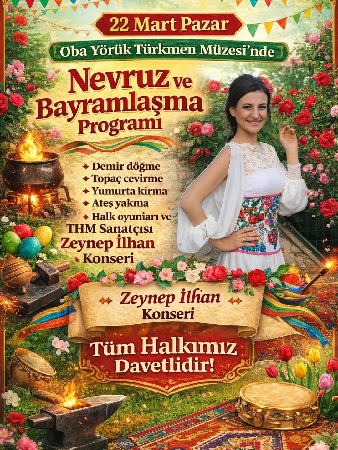 Geleneksel bayramlaşma ve nevruz kutlamaları etkinliğimizi dost ve akrabalarımızla kutlama…