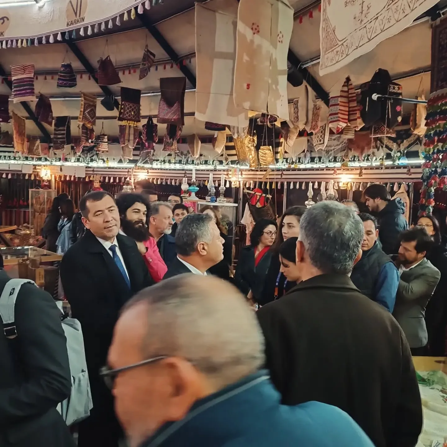 Bu akşam OBA müzemizin ziyaretçileri. Ege üniversitesi fen bilimleri enstitüsü başkanı Say…