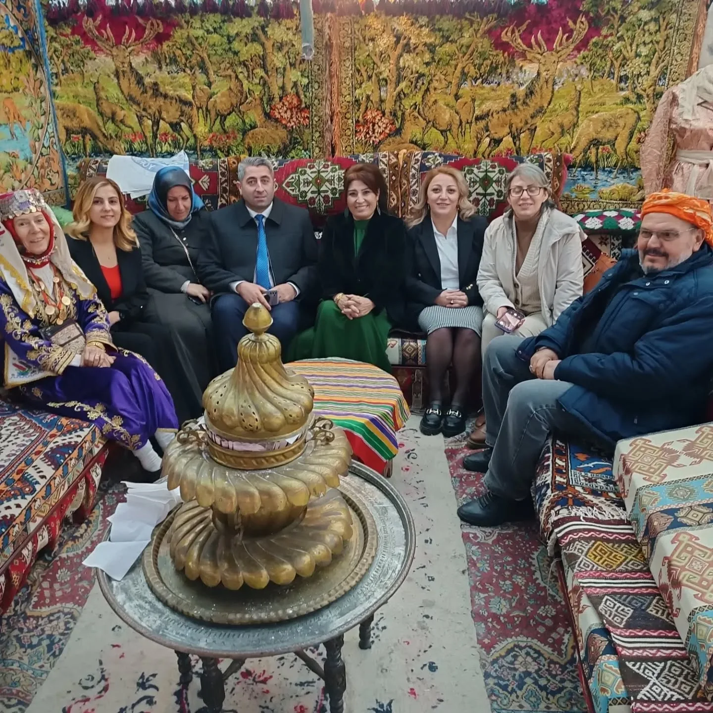 OBA müzemizin konukları Sayin Şehriban Tekçe Sayın Mevlüt Öncel ve bugün Altındağ kültür m…