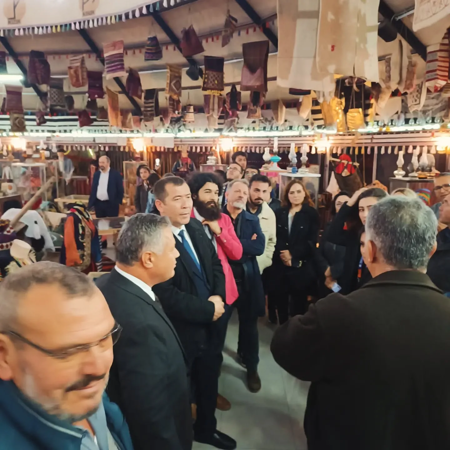 Bu akşam OBA müzemizin ziyaretçileri. Ege üniversitesi fen bilimleri enstitüsü başkanı Say…
