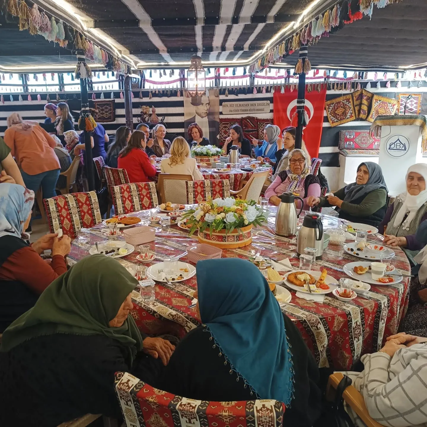 Anneler günü etkinliğinden .