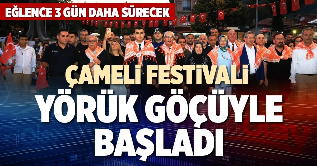 Çameli’de Yörük Kültürü Şöleni: Geleneksel Göç Canlandırıldı