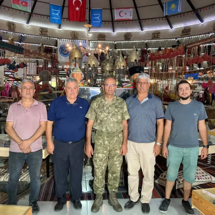 57.Topçu Tugayı komutanımız Sayın Tuğgeneral  Ömer Şahin Selvi veda ziyaretinde bulundular…